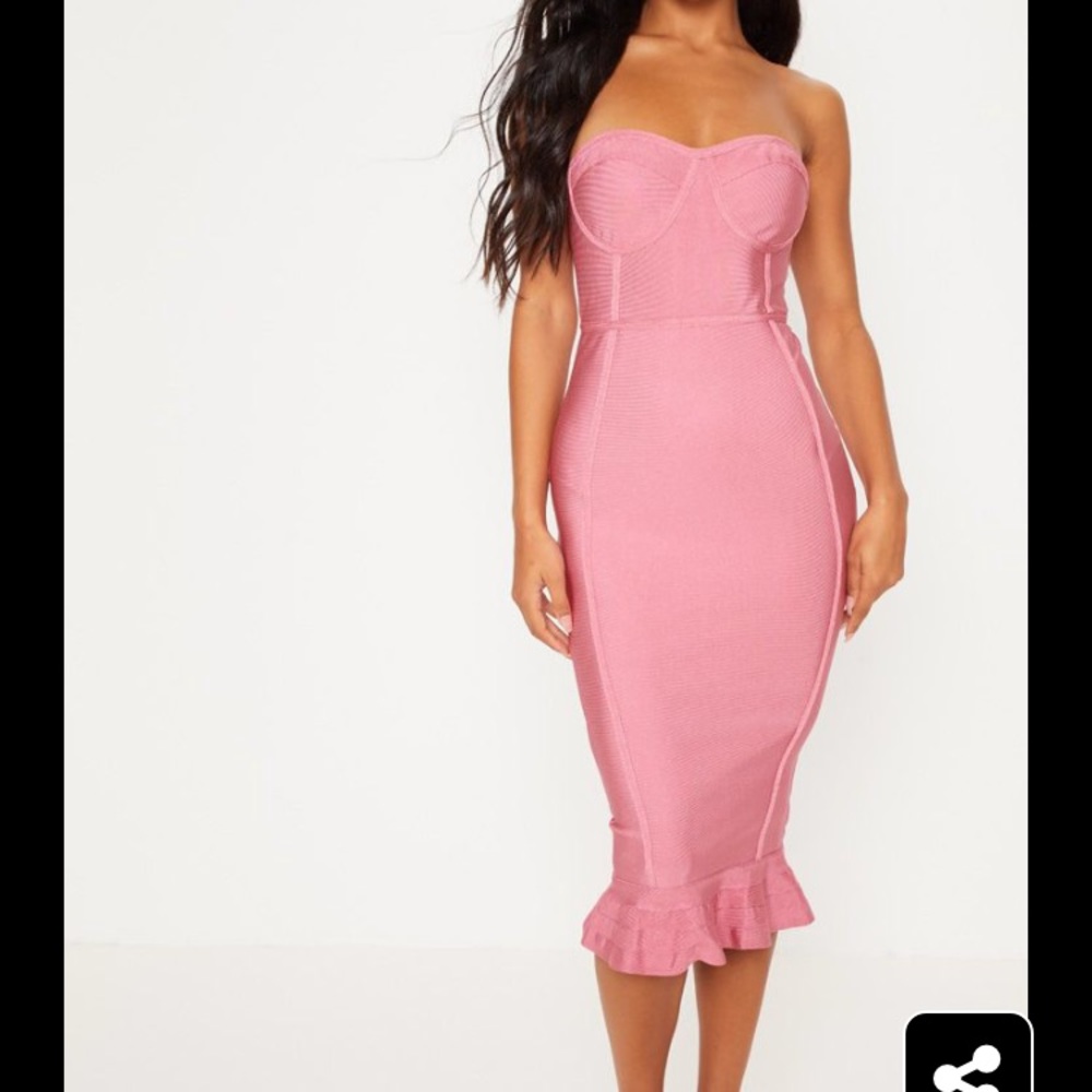 Prettylittlething bandage dress